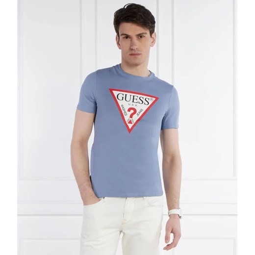 GUESS T-shirt | Slim Fit ze sklepu Gomez Fashion Store w kategorii T-shirty męskie - zdjęcie 170431467