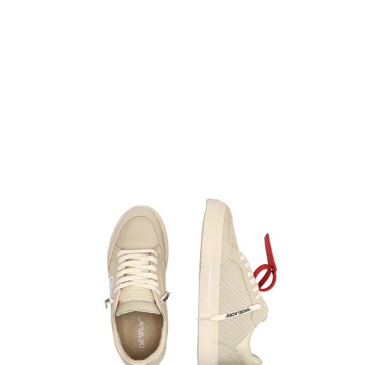 Buty sportowe damskie Off-White sneakersy skórzane na płaskiej podeszwie