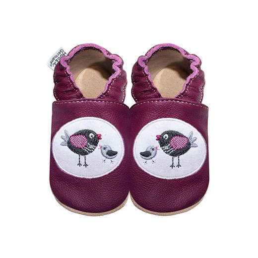 Hobea Skórzane buty niemowlęce w kolorze bordowym Hobea 26/27 okazyjna cena Limango Polska