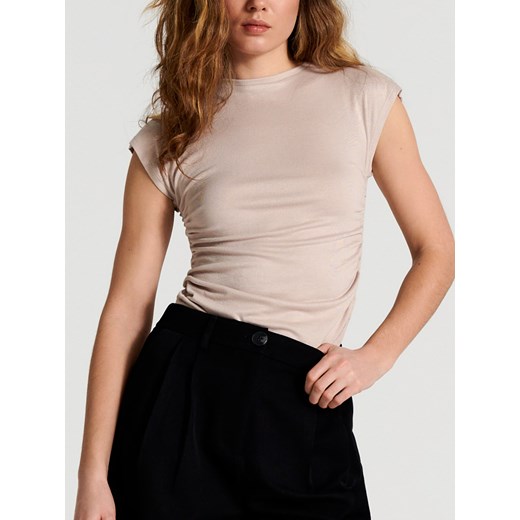 Sinsay - Koszulka - beżowy Sinsay XL Sinsay