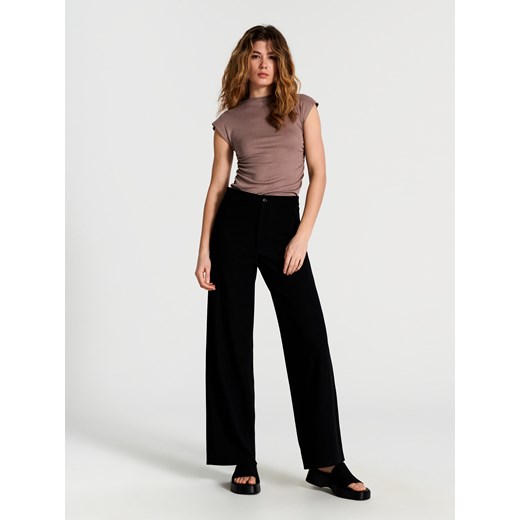 Sinsay - Koszulka - brązowy Sinsay XXS Sinsay