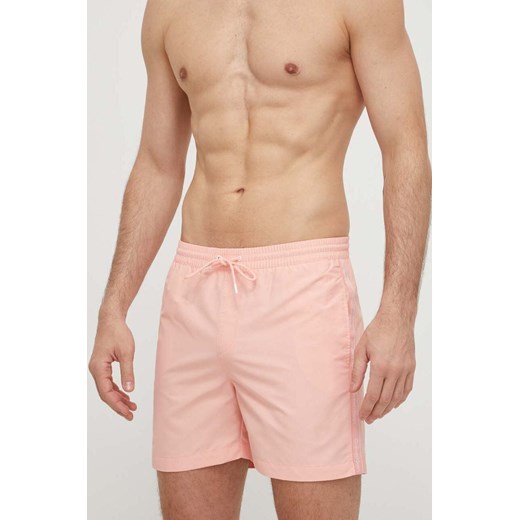 Calvin Klein szorty kąpielowe kolor różowy ze sklepu ANSWEAR.com w kategorii Kąpielówki - zdjęcie 170439336