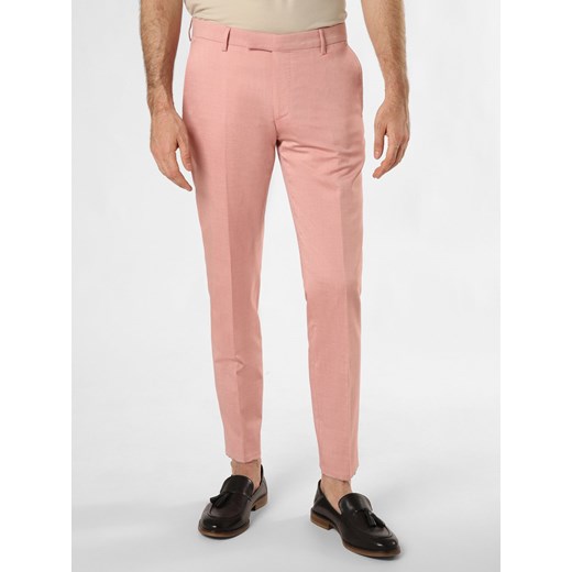 JOOP! Spodnie - Blayr Mężczyźni Slim Fit wiskoza różowy jednolity ze sklepu vangraaf w kategorii Spodnie męskie - zdjęcie 170441896