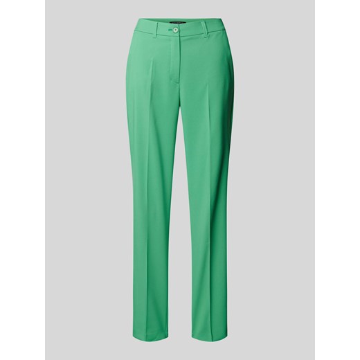 Spodnie materiałowe o kroju regular fit z kantami ze sklepu Peek&Cloppenburg  w kategorii Spodnie damskie - zdjęcie 170442267