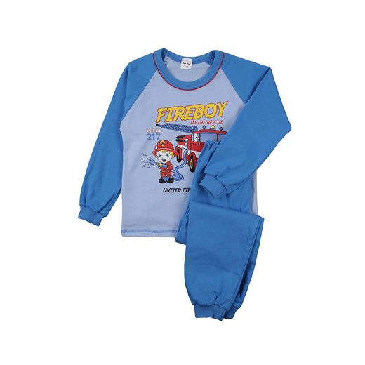 Ciepła chłopięca piżama niebieska Tup Tup- strażak Tup Tup 92 wyprzedaż 5.10.15
