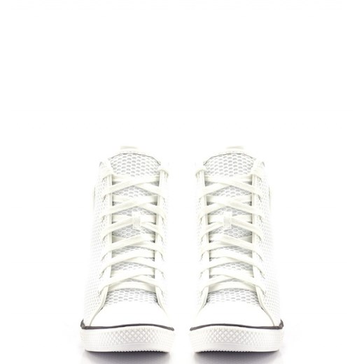 Białe Sneakersy White Sneakres Marcelle born2be-pl  na platformie