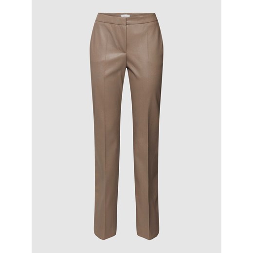 Spodnie z aplikacją z logo model ‘SERAFINA’ ze sklepu Peek&Cloppenburg  w kategorii Spodnie damskie - zdjęcie 170446259