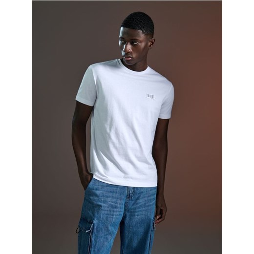 Sinsay - Koszulka - biały ze sklepu Sinsay w kategorii T-shirty męskie - zdjęcie 170447556