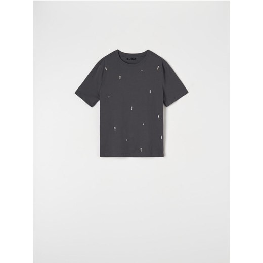 Sinsay - Koszulka - szary ze sklepu Sinsay w kategorii T-shirty męskie - zdjęcie 170447596