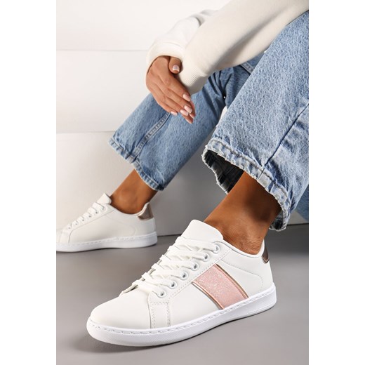 Buty sportowe damskie Born2be sneakersy białe