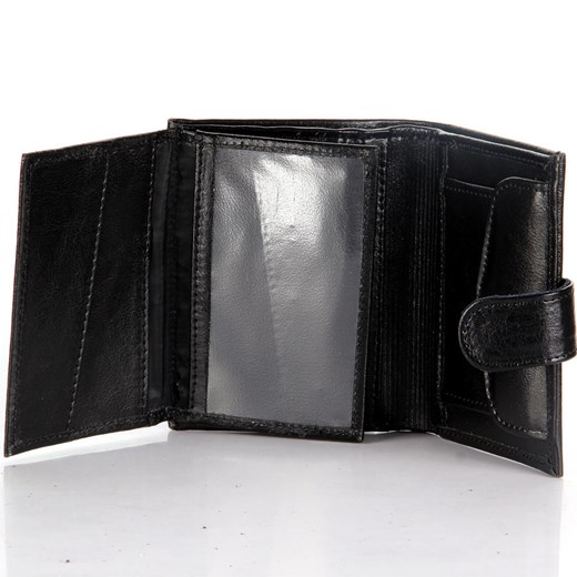 P152 czarny skórzany portfel męski skorzana-com czarny naturalne