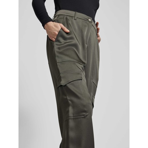 Spodnie cargo o kroju slim fit z ozdobnymi szwami model ‘KARO’ Cambio 46 Peek&Cloppenburg 