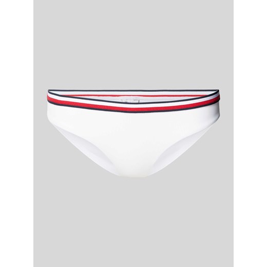 Figi bikini z elastycznym pasem z logo model ‘Global’ ze sklepu Peek&Cloppenburg  w kategorii Stroje kąpielowe - zdjęcie 170451118