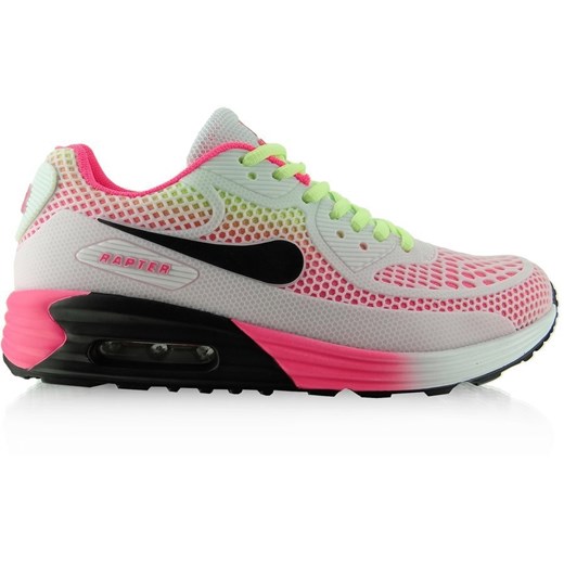 Buty sportowe air cieniowane B710 białe kupbuty-com Sneakersy
