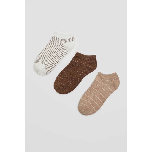 3 pack skarpetek w paski i kropki uniwersalny Moodo.pl