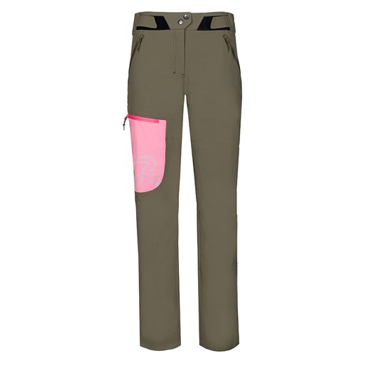 ROCK EXPERIENCE Spodnie funkcyjne &quot;Bongo Talker&quot; w kolorze oliwkowo-różowym ze sklepu Limango Polska w kategorii Spodnie damskie - zdjęcie 170466547