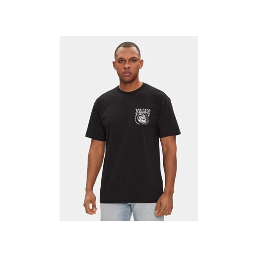 Vans T-Shirt Lucky Streak Ss Tee VN000G4M Czarny Classic Fit ze sklepu MODIVO w kategorii T-shirty męskie - zdjęcie 170467998