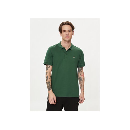 Lacoste Polo DH2050 Zielony Regular Fit ze sklepu MODIVO w kategorii T-shirty męskie - zdjęcie 170467999