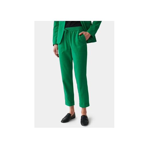 Tatuum Spodnie materiałowe Sudiki 1 T2405.143 Zielony Regular Fit ze sklepu MODIVO w kategorii Spodnie damskie - zdjęcie 170468088