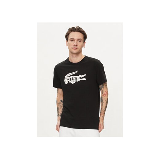 Lacoste T-Shirt TH8937 Czarny Regular Fit ze sklepu MODIVO w kategorii T-shirty męskie - zdjęcie 170468095