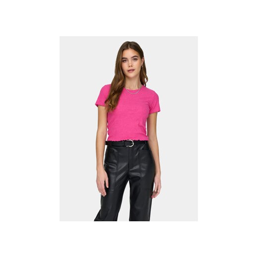 ONLY T-Shirt Emma 15201206 Fioletowy Regular Fit ze sklepu MODIVO w kategorii Bluzki damskie - zdjęcie 170468425