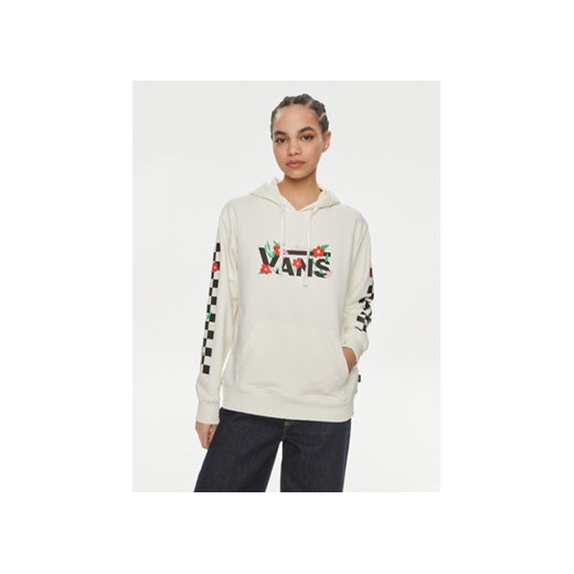 Vans Bluza Fleurs Bff Hoodie VN000JG9 Écru Regular Fit ze sklepu MODIVO w kategorii Bluzy damskie - zdjęcie 170468765