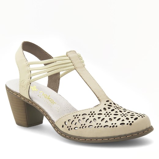 Sandały Rieker 40969-80 White Rieker 37 eobuwie.pl