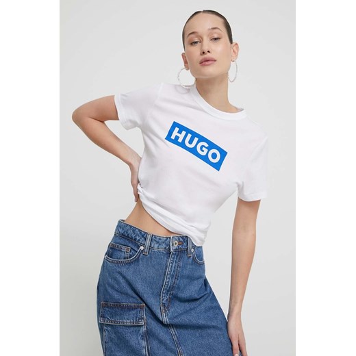 Bluzka damska Hugo Blue z krótkimi rękawami 