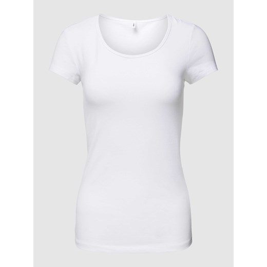 T-shirt z okrągłym dekoltem model 'LIVE LOVE’ ze sklepu Peek&Cloppenburg  w kategorii Bluzki damskie - zdjęcie 170473426
