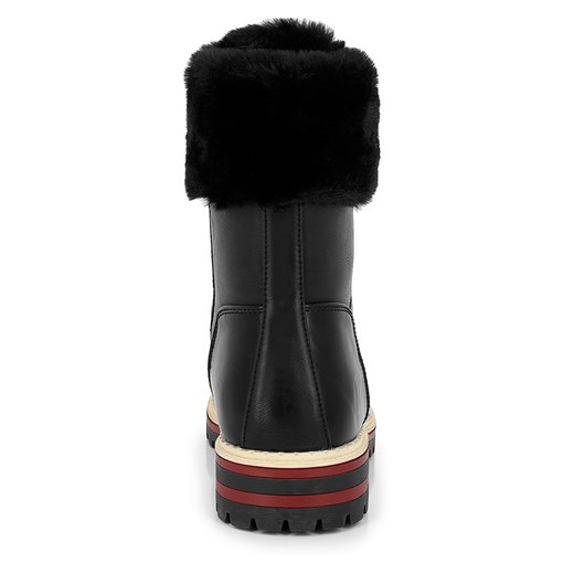 Workery damskie Kimberfeel na płaskiej podeszwie sznurowane casual 