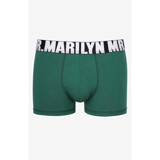 Marilyn bokserki męskie zielone Letters Boxer, Kolor zielony, Rozmiar L, Marilyn ze sklepu Primodo w kategorii Majtki męskie - zdjęcie 170474809