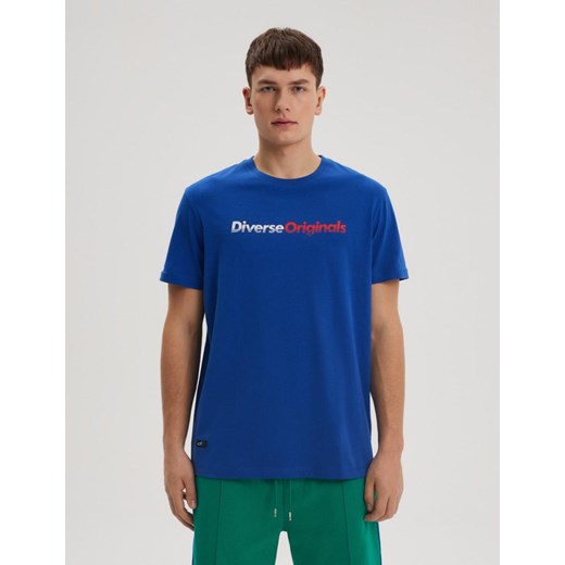 Koszulka ORGL LOGO TEE Niebieski M ze sklepu Diverse w kategorii T-shirty męskie - zdjęcie 170474869