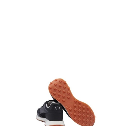 Buty sportowe męskie Armani Exchange z tworzywa sztucznego sznurowane 