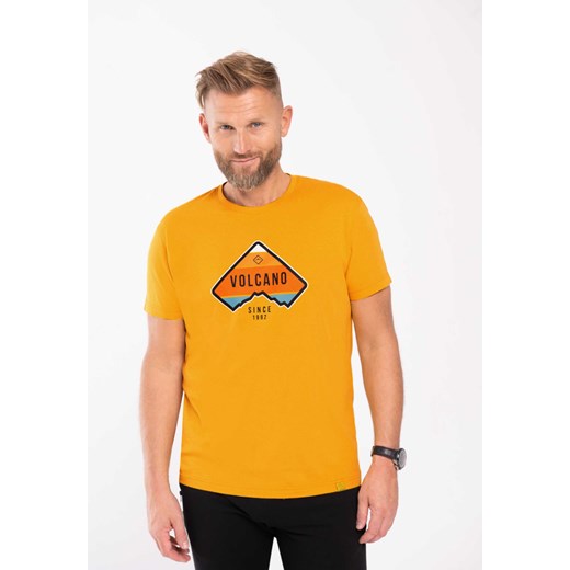 T-shirt z printem, Comfort Fit, T-VOLCANO ze sklepu Volcano.pl w kategorii T-shirty męskie - zdjęcie 170476478