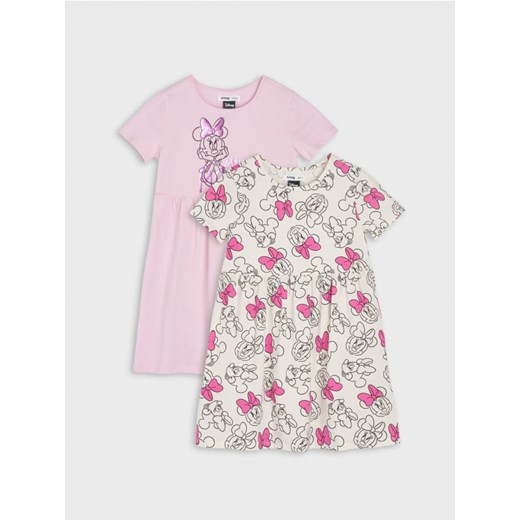 Sinsay - Sukienki Myszka Minnie 2 pack - różowy ze sklepu Sinsay w kategorii Sukienki dziewczęce - zdjęcie 170477507