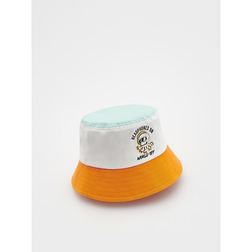 Reserved - Bawełniany bucket hat - złamana biel ze sklepu Reserved w kategorii Czapki dziecięce - zdjęcie 170477986