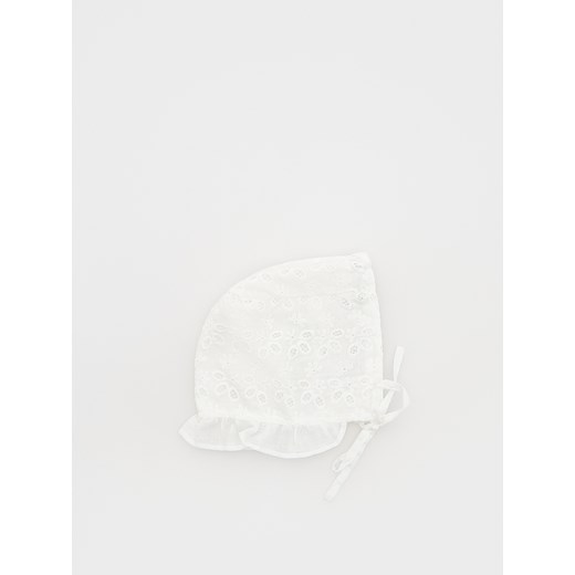 Reserved - Czapka z wiązaniem - biały ze sklepu Reserved w kategorii Czapki dziecięce - zdjęcie 170490157
