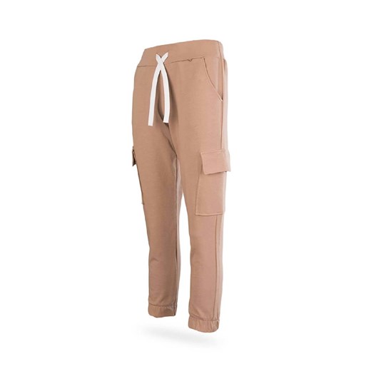 Dziewczęce spodnie dresowe bojówki beżowe Tup Tup ze sklepu 5.10.15 w kategorii Spodnie dziewczęce - zdjęcie 170492949