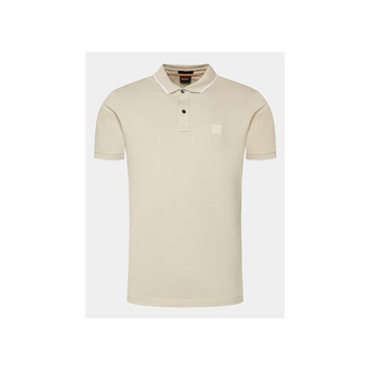 Boss Polo Passertip 50507699 Beżowy Slim Fit S MODIVO