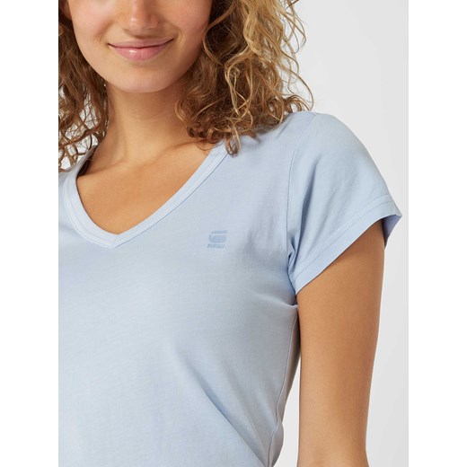 T-shirt o kroju slim fit z bawełny model ‘Eyben’ L Peek&Cloppenburg 