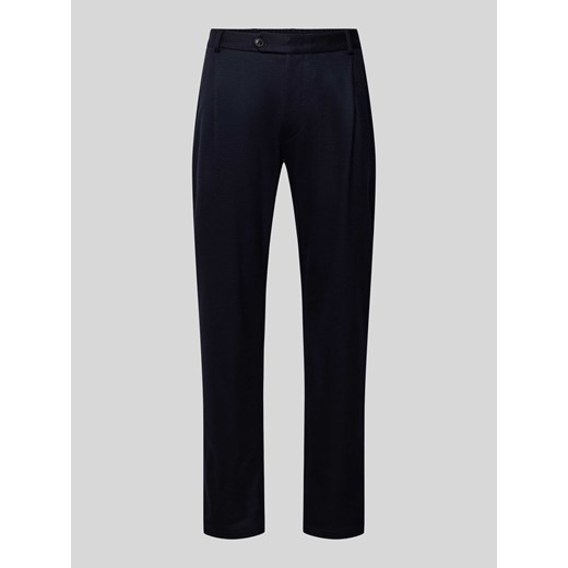 Spodnie do garnituru o kroju slim fit z czystej wełny ze sklepu Peek&Cloppenburg  w kategorii Spodnie męskie - zdjęcie 170495588