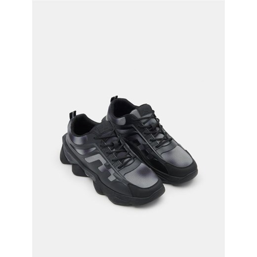 Sinsay - Sneakersy - czarny ze sklepu Sinsay w kategorii Buty sportowe męskie - zdjęcie 170498385