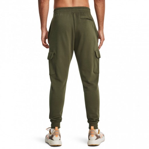 Męskie spodnie dresowe Under Armour UA Rival Fleece Cargo Jogger - zielone Under Armour XL Sportstylestory.com