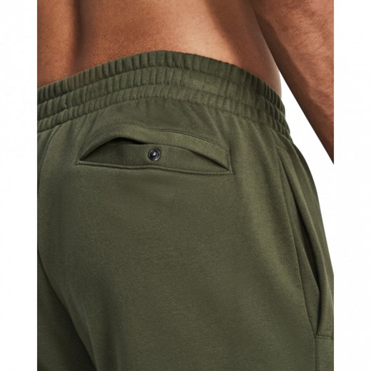 Męskie spodnie dresowe Under Armour UA Rival Fleece Cargo Jogger - zielone Under Armour M Sportstylestory.com