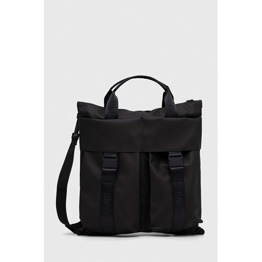 Rains torba 14360 Tote Bags kolor czarny ze sklepu PRM w kategorii Torby męskie - zdjęcie 170502807