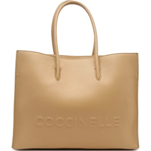 Coccinelle Skórzana shopperka COCCINELLEMYRTHA ze sklepu Gomez Fashion Store w kategorii Torby Shopper bag - zdjęcie 170503636