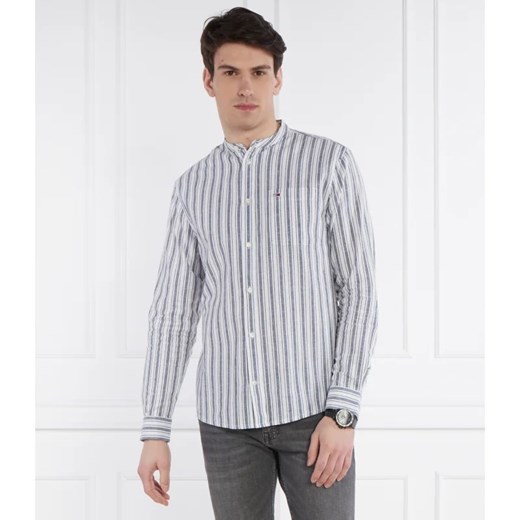 Tommy Jeans Koszula | Regular Fit | z dodatkiem lnu ze sklepu Gomez Fashion Store w kategorii Koszule męskie - zdjęcie 170503697