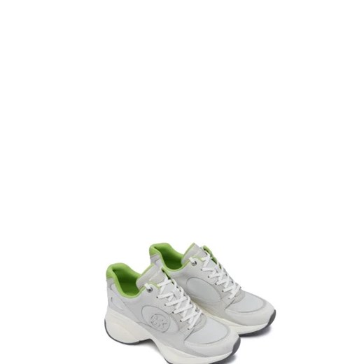 Buty sportowe damskie białe Michael Kors sneakersy z tkaniny na wiosnę 