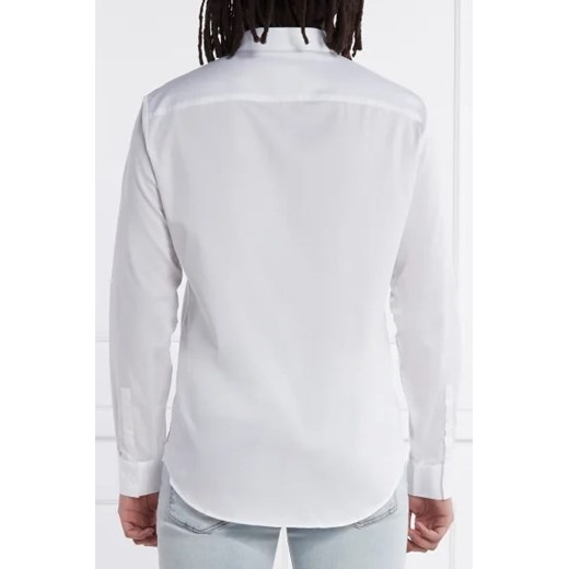 Armani Exchange koszula męska biała z klasycznym kołnierzykiem 