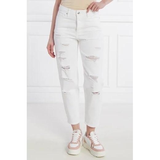Białe jeansy damskie Armani Exchange w miejskim stylu 